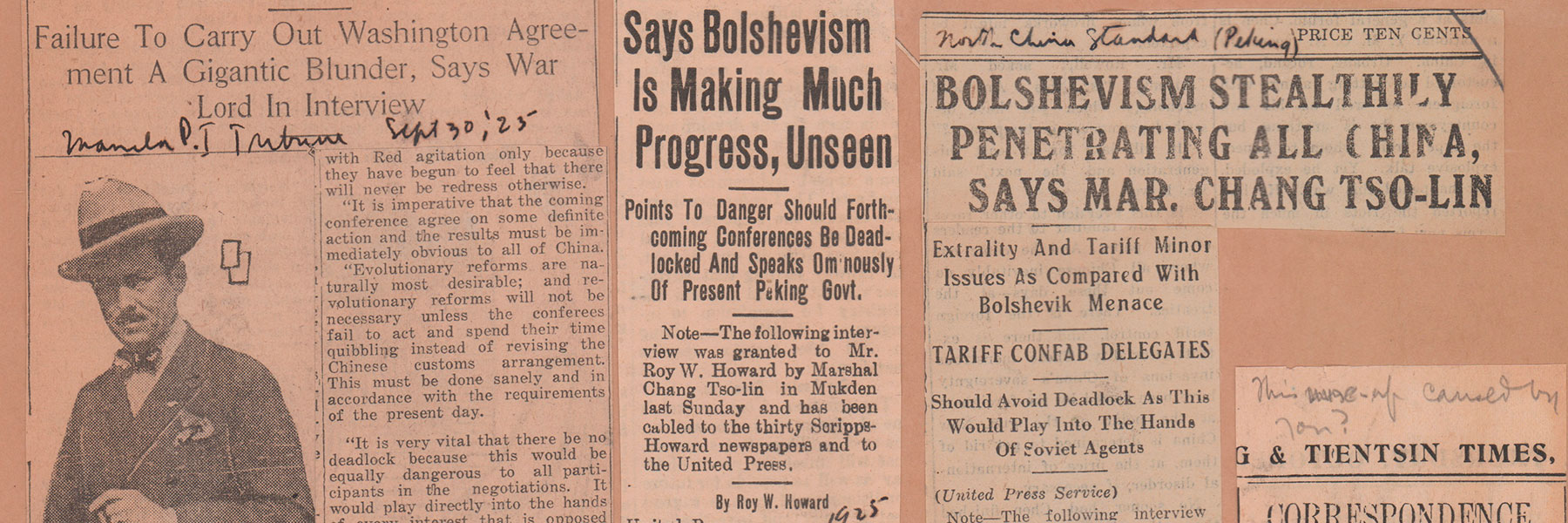 Newspaper clippings