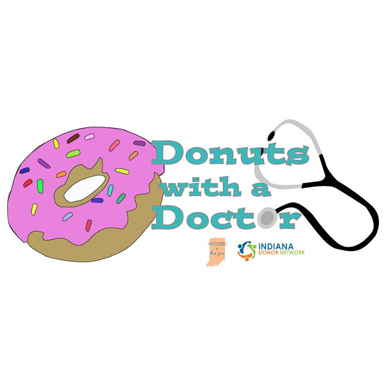 Donut logo, Donuts with a Doctor